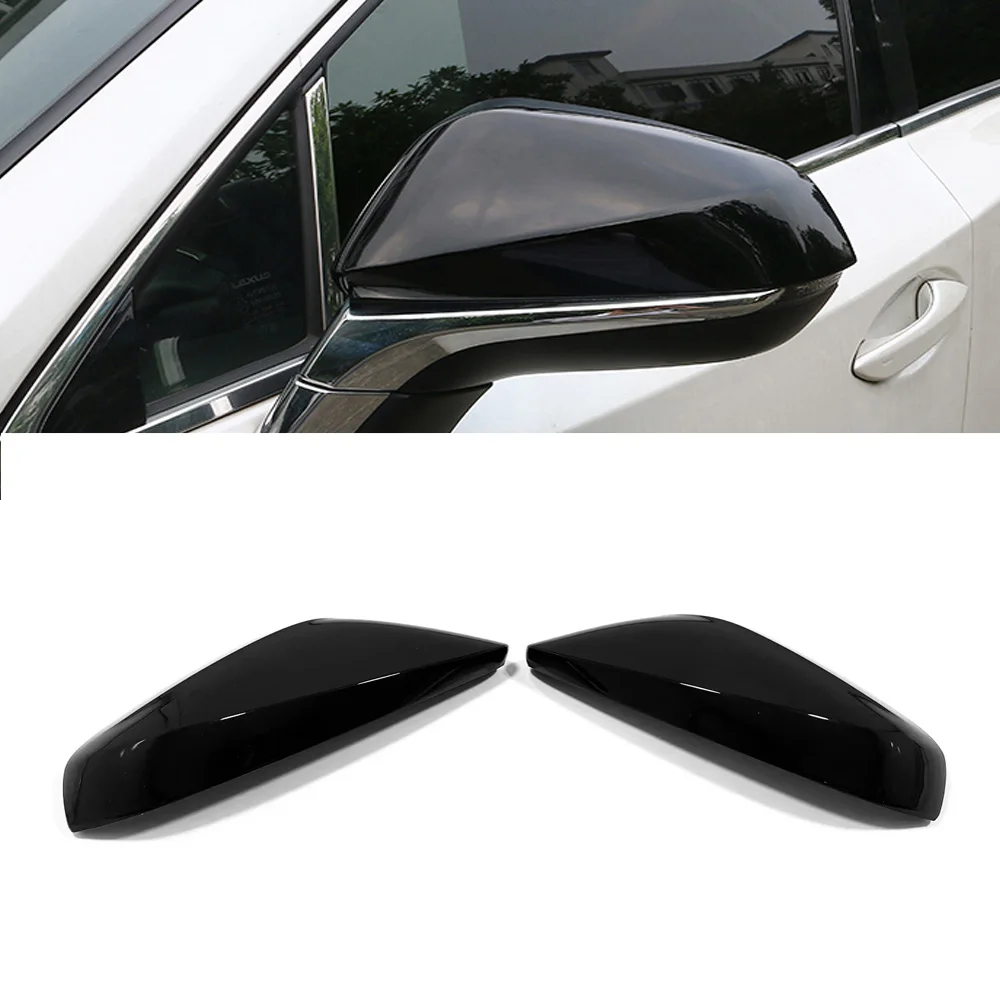 LHD For Lexus Nx Nx200 Nx200t Nx300h 2015 2016 2017 2018 2019 2020 ABS black Car Rear View Mirror Cover Trim Car Accessories