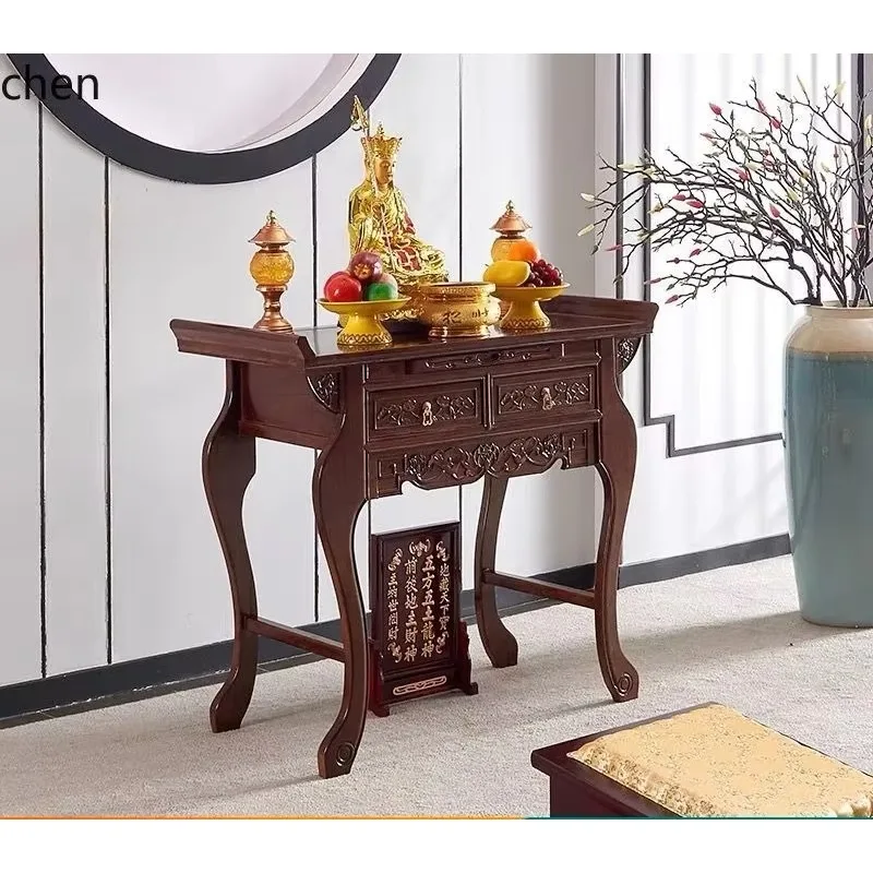 B6   offering table buddha table for homesolid woodcasual modern bench buddha  table god of wealth hall buddha