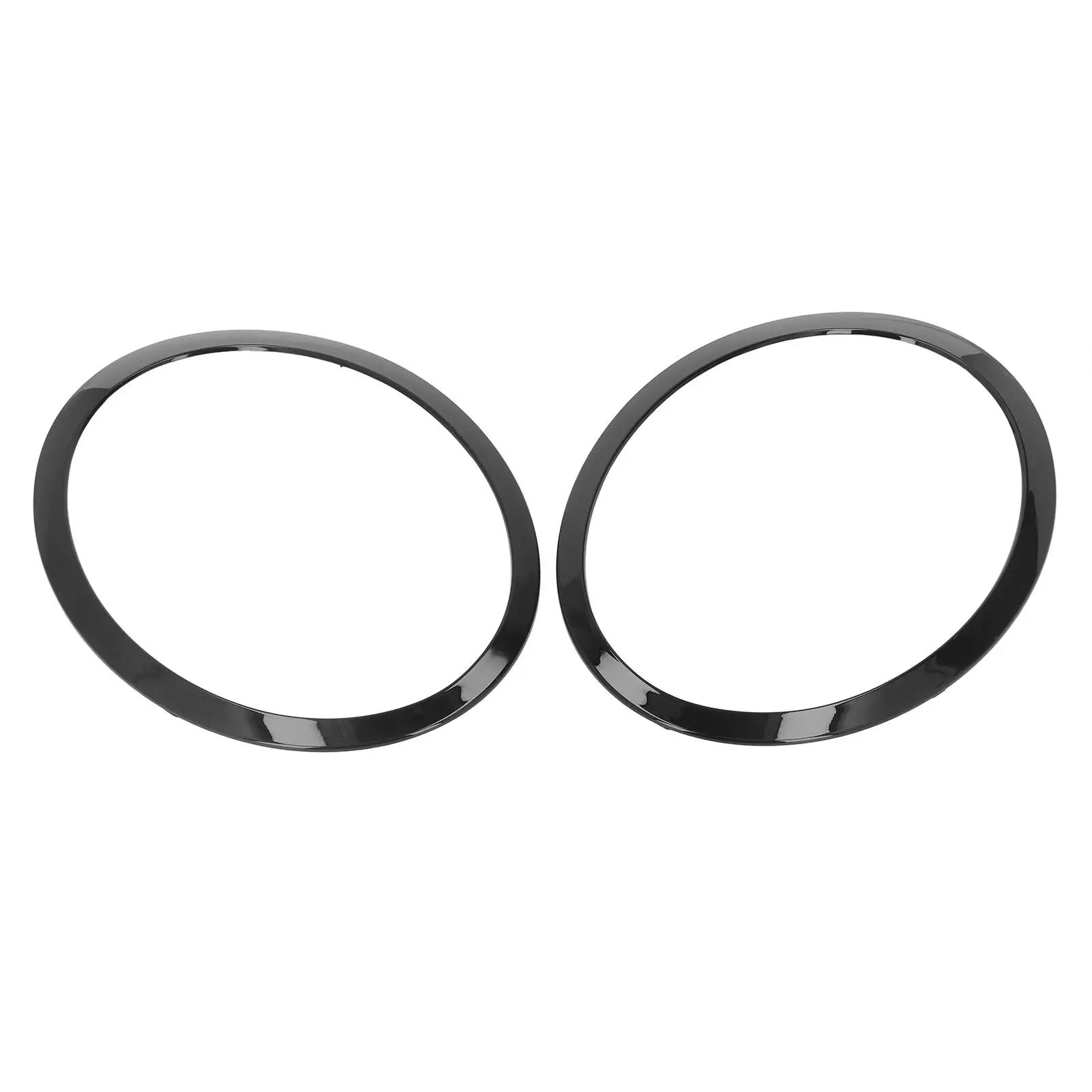 

Headlight Bezel Trim ABS Plastic Glossy Black Pair 51137149906 Scratch Proof Decoration Left Right for car Decoration