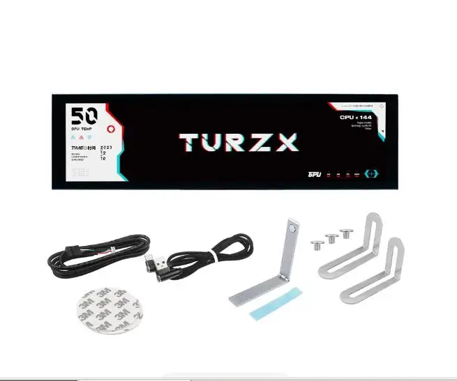 8.8-inch IPS chassis secondary screen computer monitoring status Type C USB secondary screen AIDA64 free Turing smart display