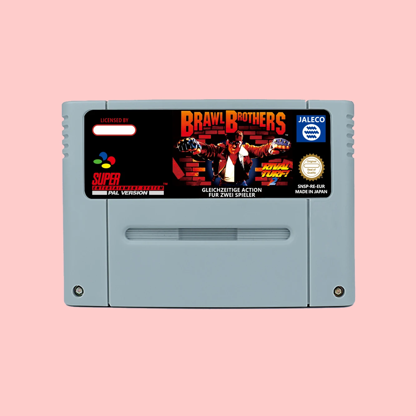 Rushing Beat Ran - Fukusei Toshi Action Game Cartridge For SNES 16bit NTSC PAL USA EUR Video Game Consoles