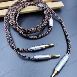 Audio Balanced Headphone Cable 6.5/4.4/3.5mm To Double 3.5mm Upgrade Headset Cable For hifiman  ananda he560 he400se