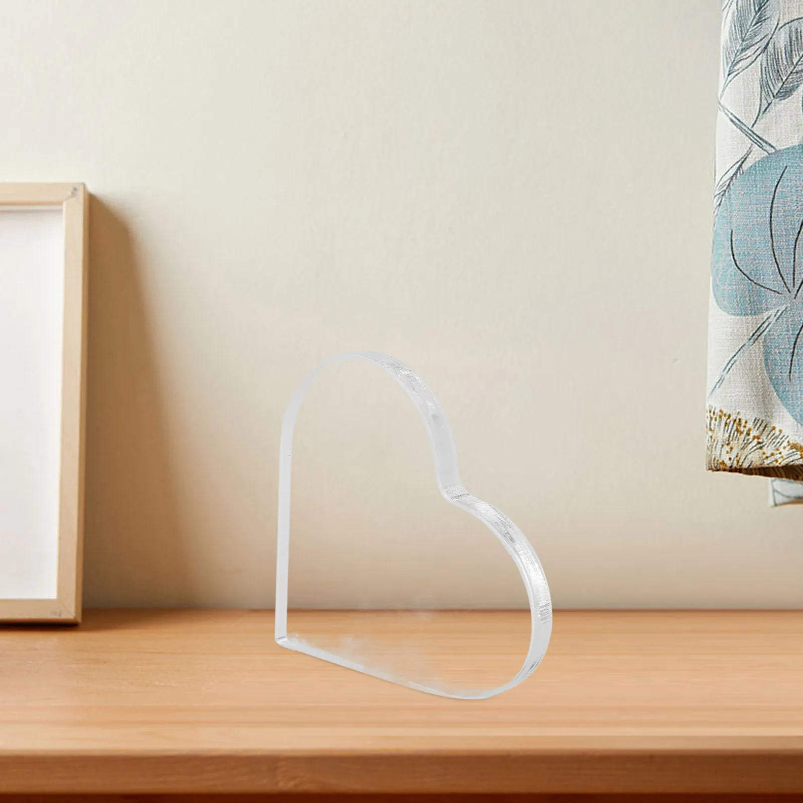 

Clear Acrylic Board Transparent Blank DIY Craft Material Smooth Edges Versatile Use for Table Signs Photo Frames Ornaments