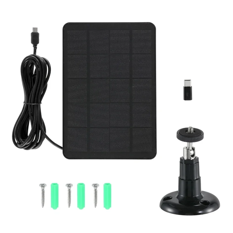 Solar Panel  Solar Cells Charger 5V Outdoor Hiking Waterproof Sun power Charging Panel  Camera Doorbell Expansion for Home