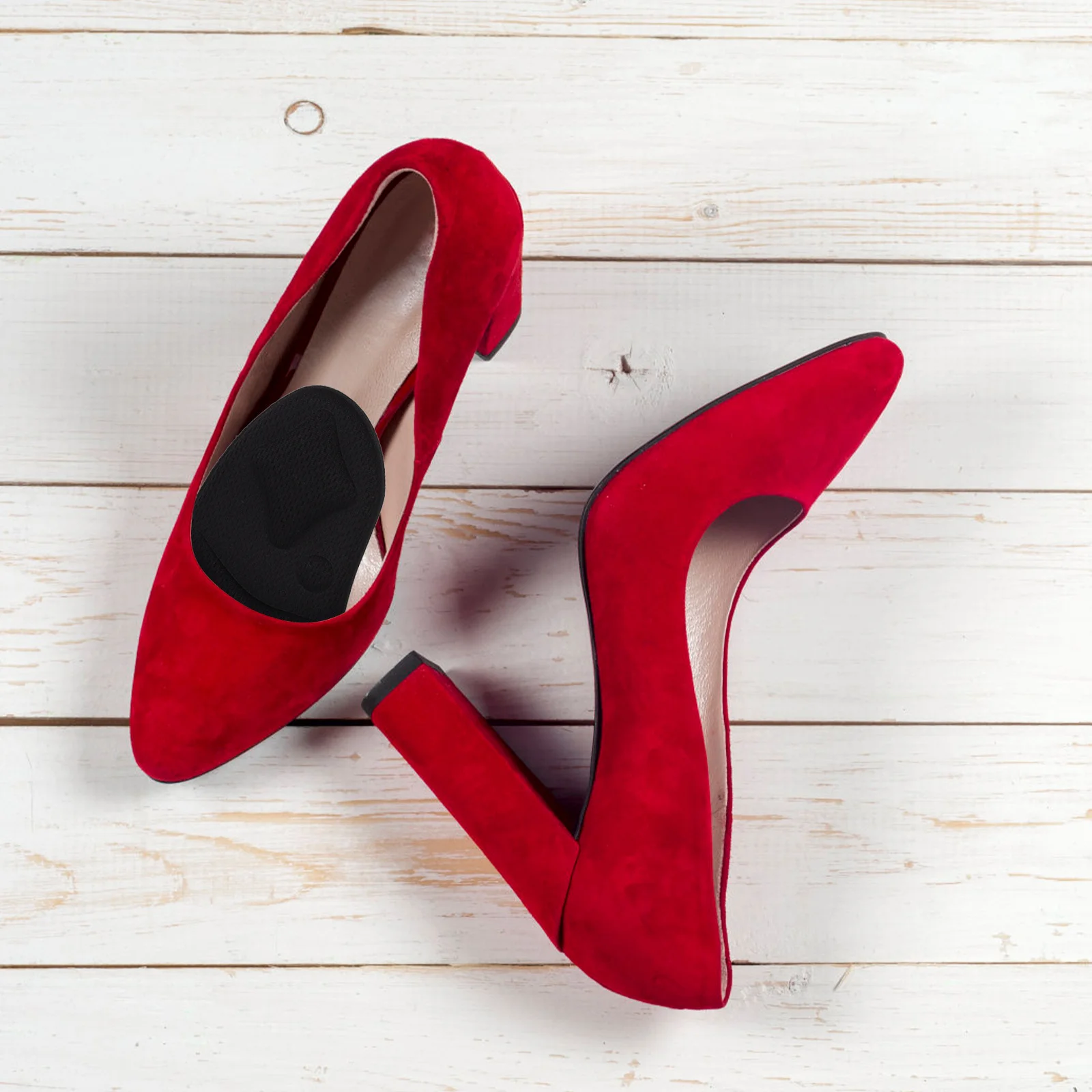 

8Pcs Forefoot Pads Premium Breathable Front Half Cushion Prevent Bunion Relieve Pain Elastic Shoe Inserts Soft Comfortable