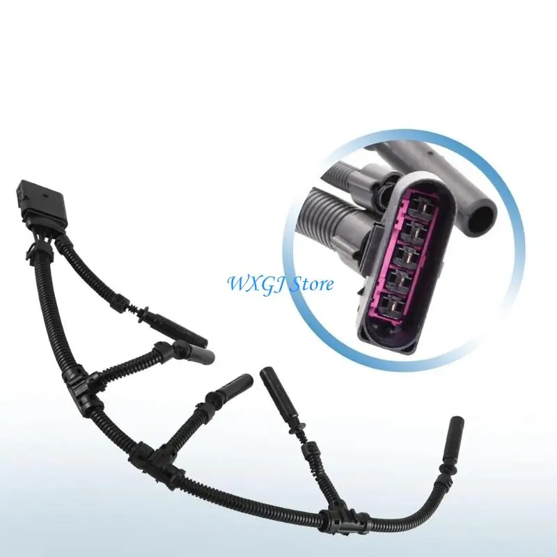 37JE Replacement Glow Plug Connector Auto Part for 2.0 2.5 2003-2010 070971277B 299220 Glow Plug Bridge Wiring Harness