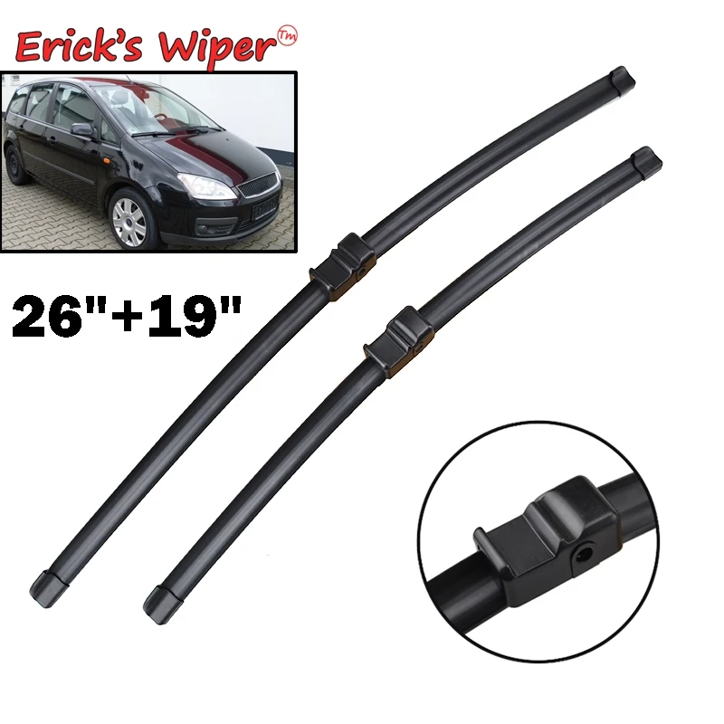 Erick\'s Wiper LHD Front Wiper Blades For Ford C-Max MK1 2003 - 2010 Windshield Windscreen Clean Window Car Rain Brushes 26\