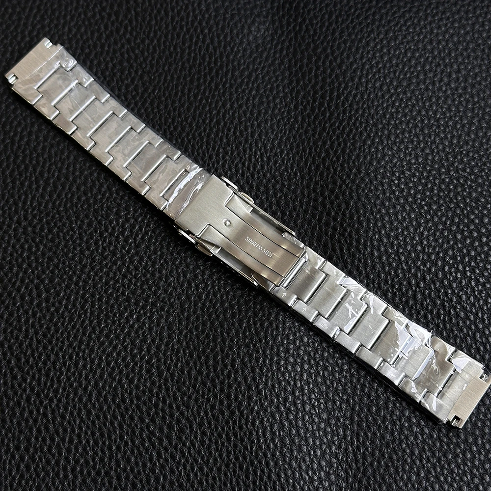 STEELDIVE Brand Stainless Steel Replacment Bracelet Signed Buckle Milled Clasp with Safety for STEELDIVE SD1984 Watch Only