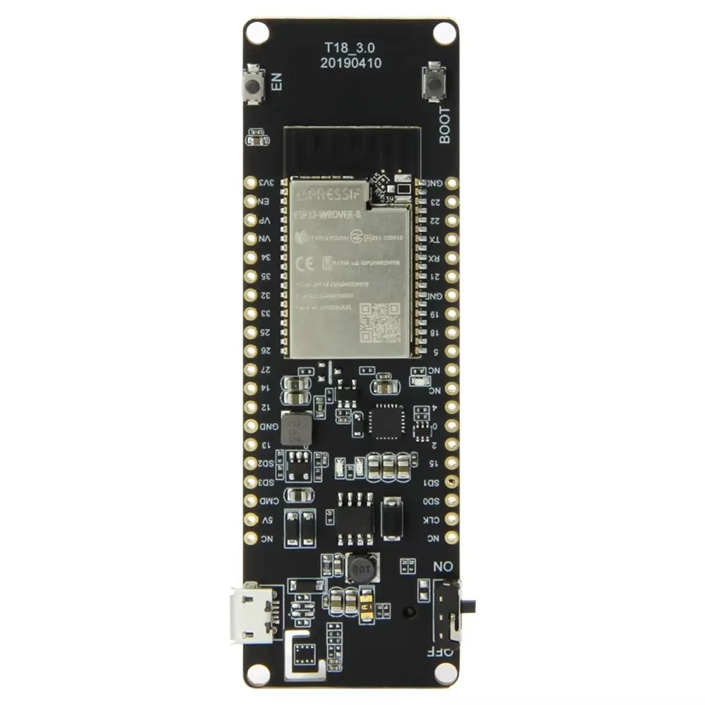 

TTGO T-Energy ESP32 8MByte PSRAM WiFi Module 18650 Battery ESP32-WROVER-B Development Board