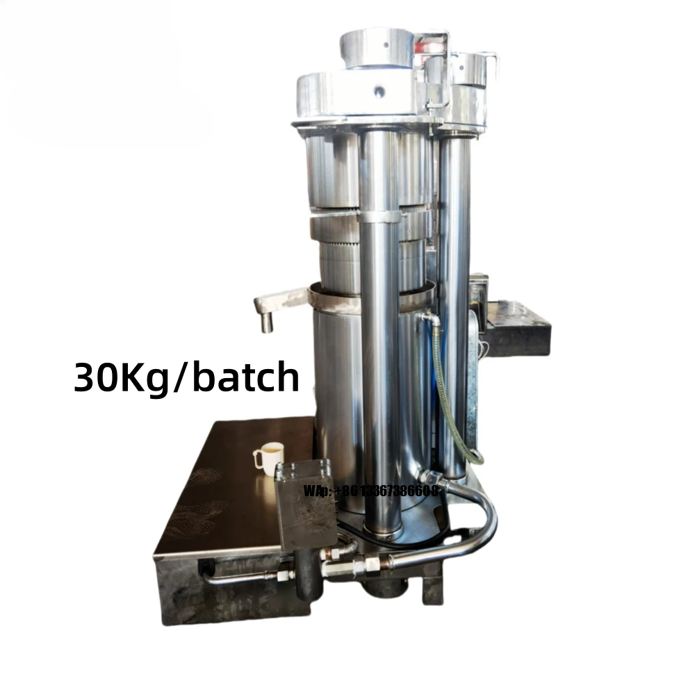 Large capacity hydraulic cold pressing sesame coconut olive avocado oil process press extractor