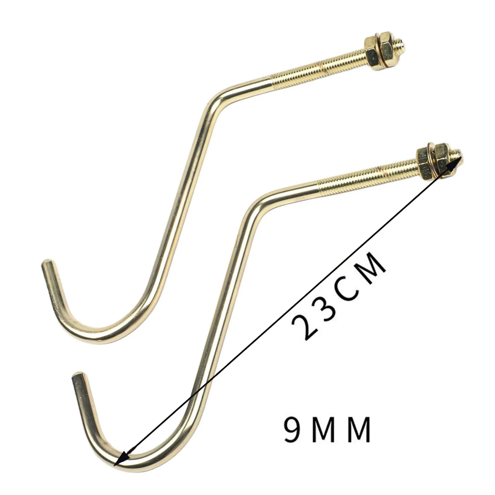 

Set of 2 Heavy Duty Billiard Table Cue Hook Bridge Cue Rack with Rail Mount for Pool Ball Rack Keeps Cue Securely in Place