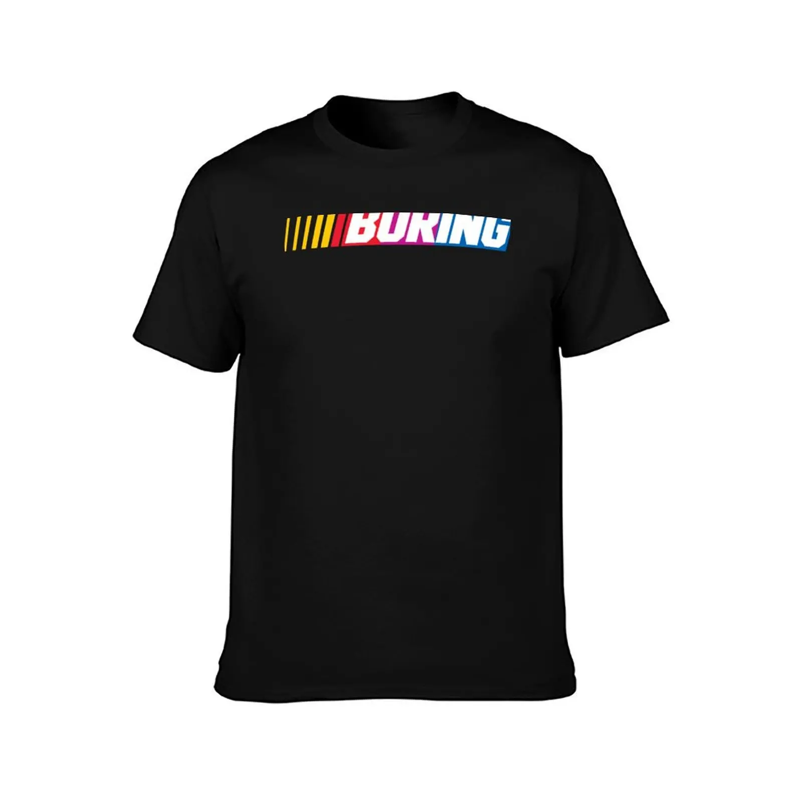 Boring Nascar T-Shirt Fashion Simple Casual Tee Shirt T-Shirt