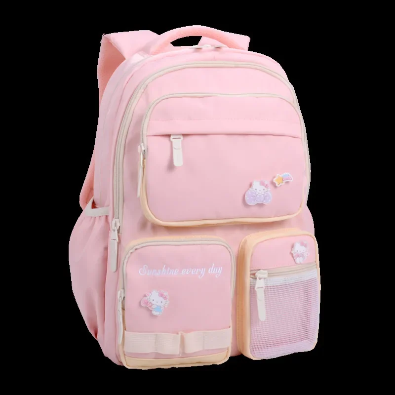 Hello Kitty Kids Backpack Origin Genuine Kawaii Schoolbags Toddler Backpack Purse Kids Bags for Girls Cute Zipper Purse Backpack