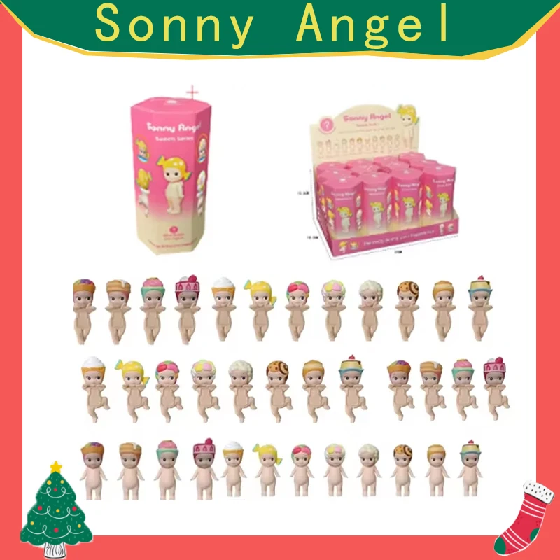 Sunny Angel Party Angel candy Series Tide Play Doll Car Decoration Computer Mobile Phone Paste Decoration Cute Blind Box