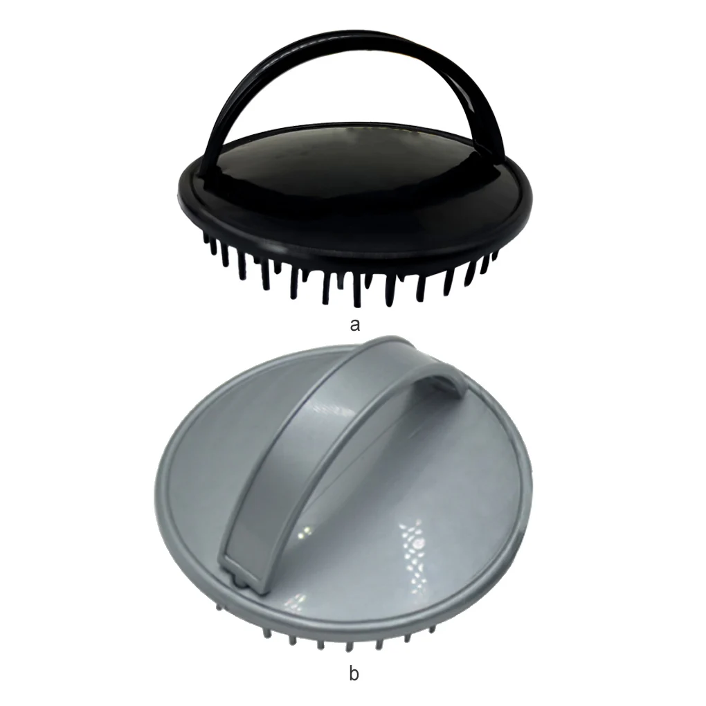 Scalp Massager Heads Massage Tool, Hair Washing Brush, Cuidados Pessoais, Head Scrubber, Scalps Exfoliator para Casa, Cinza