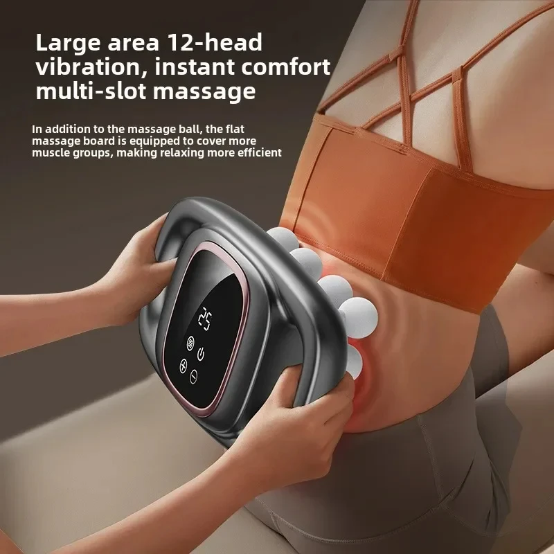 근막 마사지 건 16단계 고주파 목 어깨 허리 마사지 기계 전문 근육 마사지 건