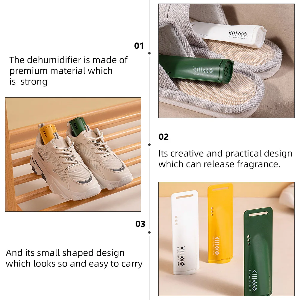 

4 Pcs Deodorant Capsule Durable Practical Shoes Boot Wardrobe Cabinet Drawer Desiccant Dehumidify Tool Dorm Supply Odor Removal
