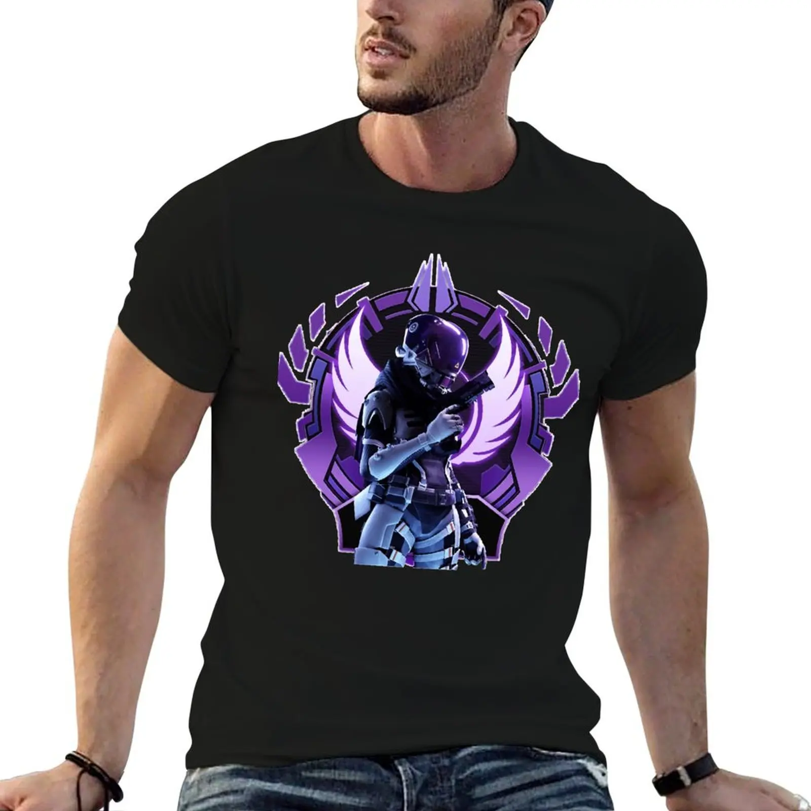 

Wraith with master logo (apex legends) T-Shirt T-Shirt cotton t shirt pack anime t shirts for man T-Shirt