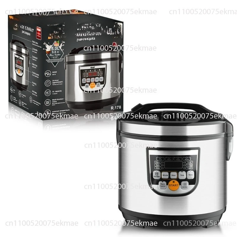 English intelligent rice cooker Foreign trade 5L intelligent multi-functional