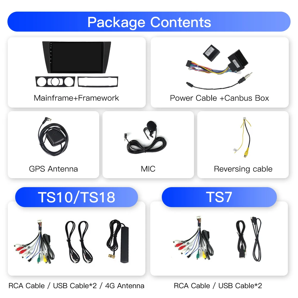 Radio Estéreo con Android 13 para coche, reproductor Multimedia de vídeo, Carplay, navegación automática, 2DIN, unidad principal, para BMW Serie 3,E90, E91, E92, E93,La máquina integrada multifuncional Alto rendimiento