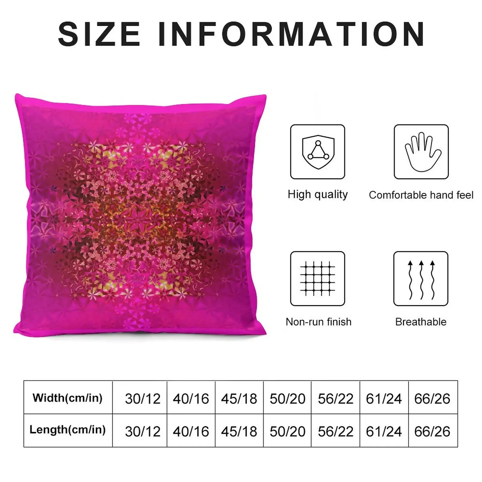 Pink Orchid Throw Pillow Rectangular Cushion Cover pillowcases for sofa cushions Plaid Sofa Decorative pillow case pillow