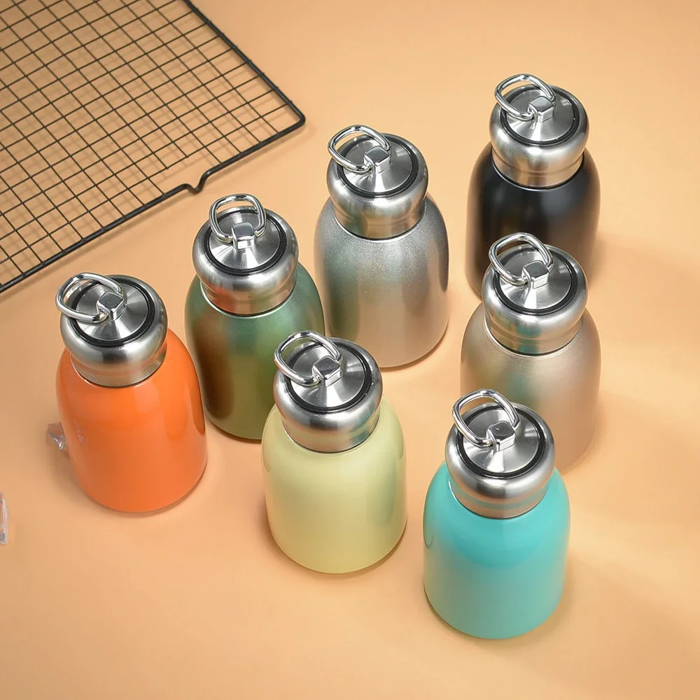 300ml Mini Insulated Travel Mug Made of Stainless Steel Keeps Beverages Hot Cold For Hours Perfect Companion for Camping Trips