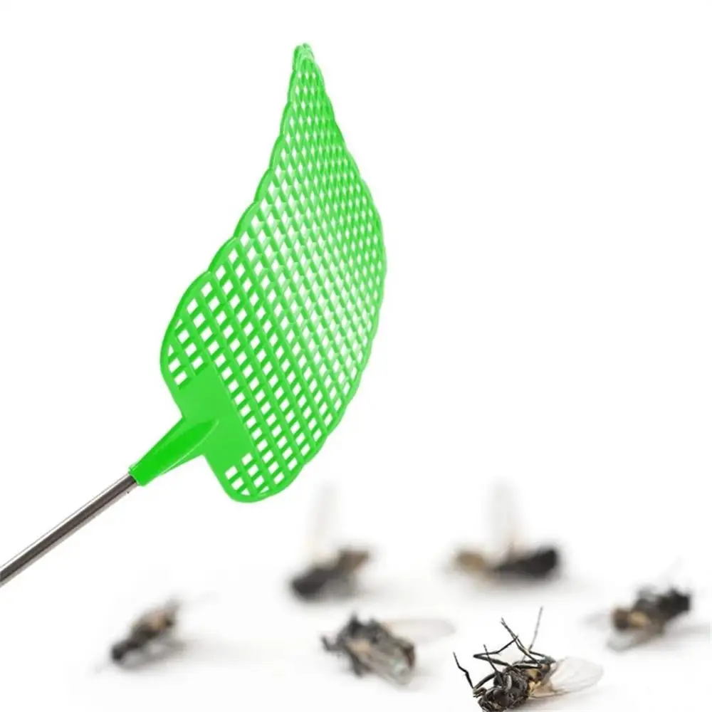 Scacciamosche in plastica regolabile Home manico lungo Flyswatter Flapper Insect Killer