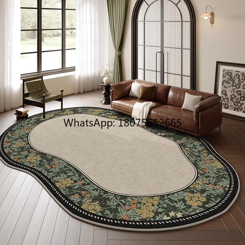 Living room bedroom new American bedside blanket waterproof maintenance-free French sofa floor mat