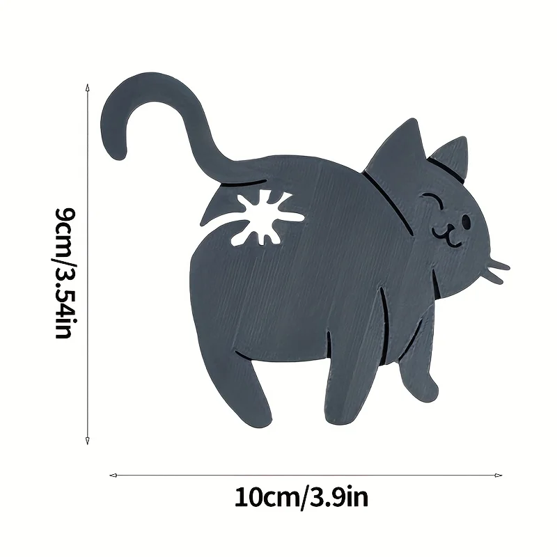 3 قطع من مشابك المؤخرة اللطيفة والمتينة للقطط - بلاستيك، سهلة الاستخدام لأكياس الطعام والمطبخ وتناول الطعام وتنظيم الوجبات الخفيفة #5