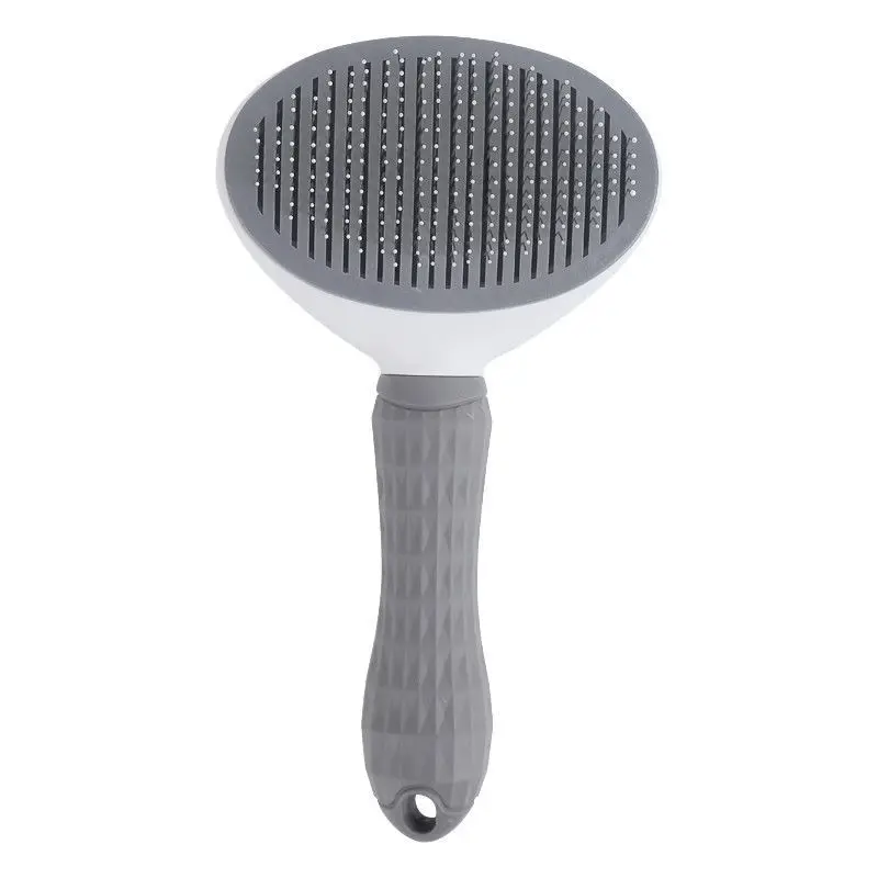 Pet Hair Removal Brush Dog Hair Comb Stainless Steel Automatic Hair Fading Cat Comb Pet Cleaning Grooming Supplies