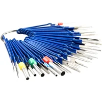 18/36Pcs Terminal Removal Tool Kit Depinning Tool Electrical Connector Pin Removal Car Optional Wire Terminal Removal Tools 3