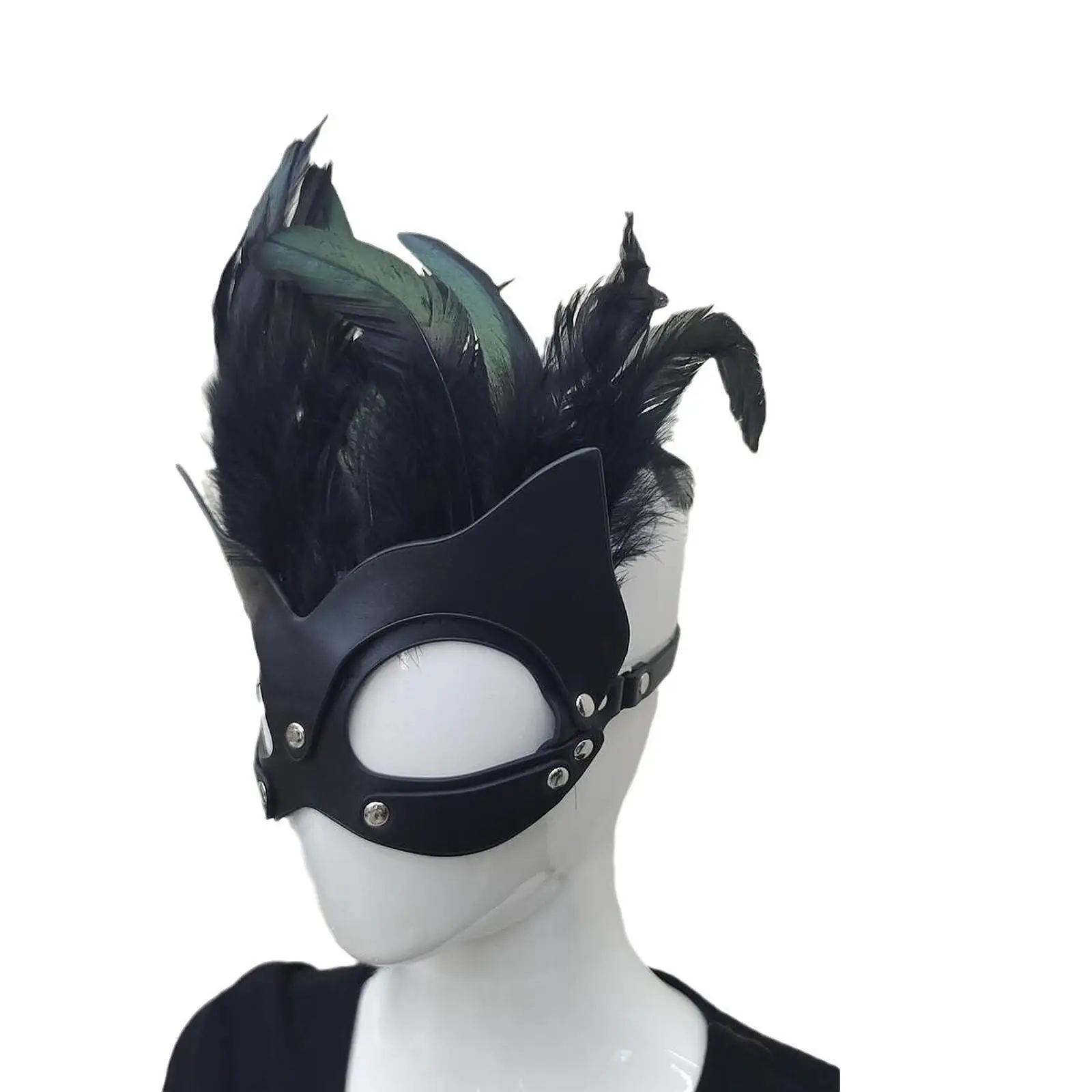 

Women's Cat Mask Animal Mask for Theatrical Stage Performance Bar Festivals