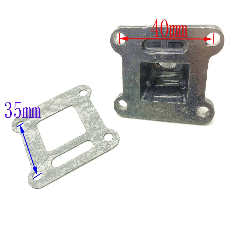 ATV 49cc Performance 19mm Carb Carburetor Air Filter Mainfold Assembly for 2-stroke 47cc 49 Cc Mini Pocket Bike