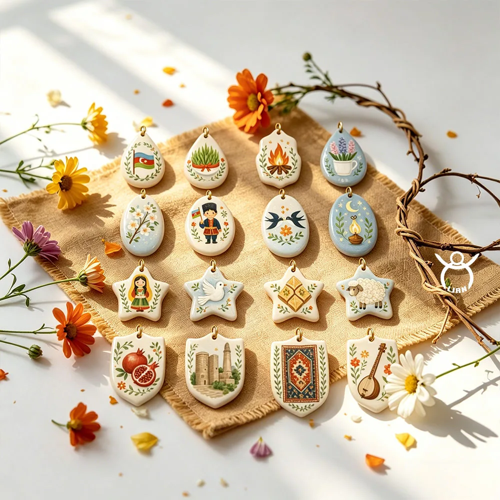 2026 New Ceramic Handmade DIY Birthday Bird Colorful Hand-Drawn Paint INS Necklace Jewelry Making Pendant Accessories