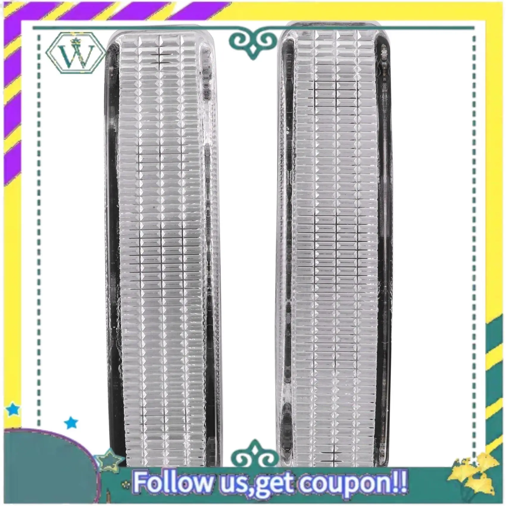 

A82U-1 пара переднего крыла, боковой габаритный фонарь, корпус белой линзы, замена для Bmw 5 серии E39 1997-2003 63148360589