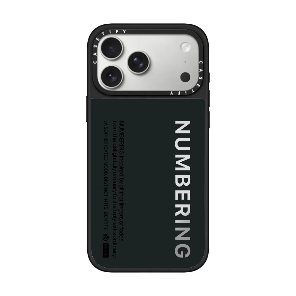 CASETiFY Co-brand NUMBERING Jewelry Collection Magnetic Phone Case for iPhone 17 16 15 14 13 Pro Max Air Plus Protect Cover view 5