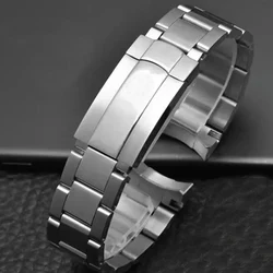 904L Stainless Steel Men Watch Band For Rolex Oyster Perpetual Datejust DAYTONA SUBMARINER Luxury Watch Strap 20mm 21mm Bracelet