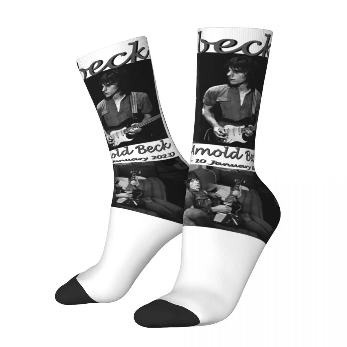 Jeff Beck Guitarist Band Fans Accessories Men Women Socks Flexible High Quality Middle Length Socks Comfortable Wonderful Gifts