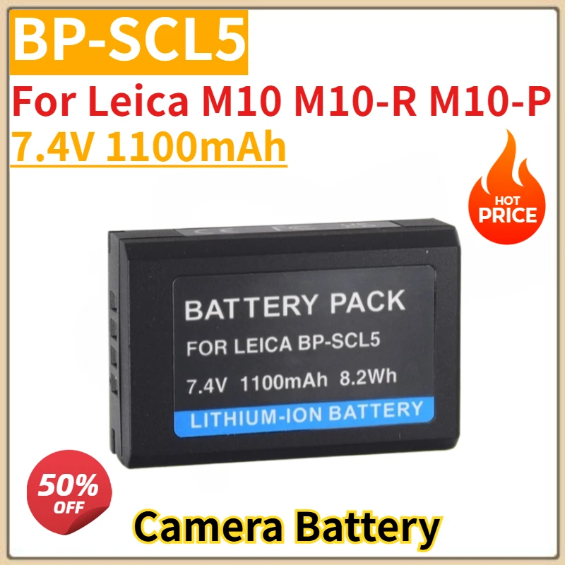 

Camera Battery 7.4V 1100mAh BP-SCL5 For Leica M10 M10-R M10-P Replacement Battery Brand New High Quality