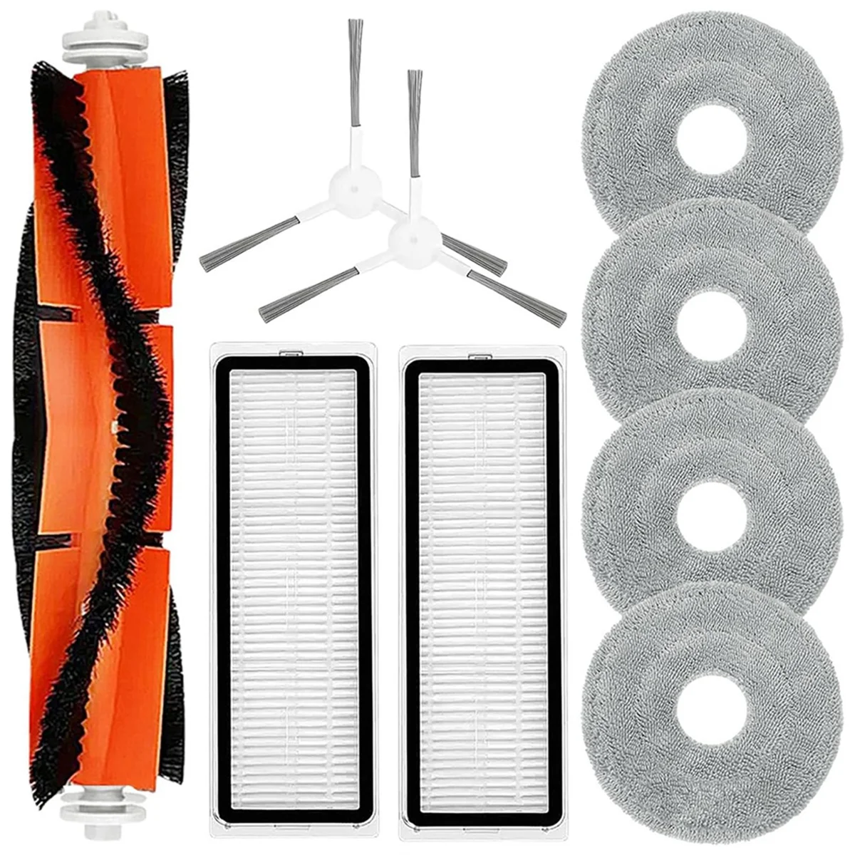 New For Xiaomi S20 Plus S20+ Robot Vacuum Cleaner Main Side Brush Hepa Filter Mop Cloth Replacement Parts Accessories