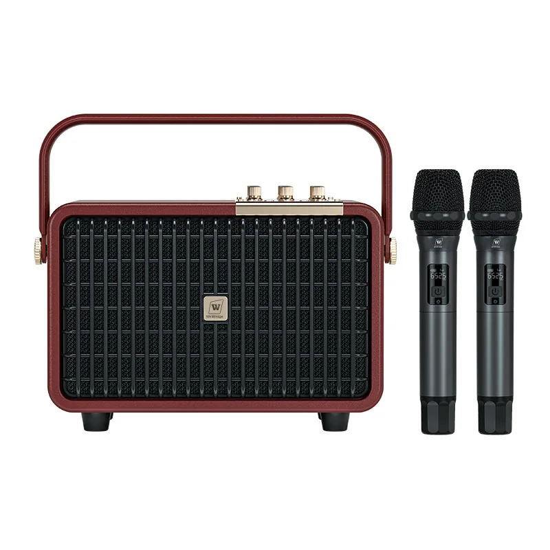 Multifunction Home Karaoke Delicate Vocals Auditory Feast for Indoor Use Party Use Rechargeable Hiking Travel Speaker