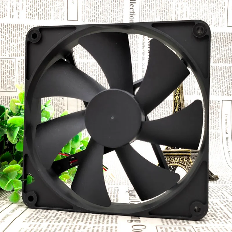 New Fan CPU Radiator HA1425H12B-Z 12V 0.5A 14025 14CM 1800RPM High Speed Chassis Fan Cooling Fan