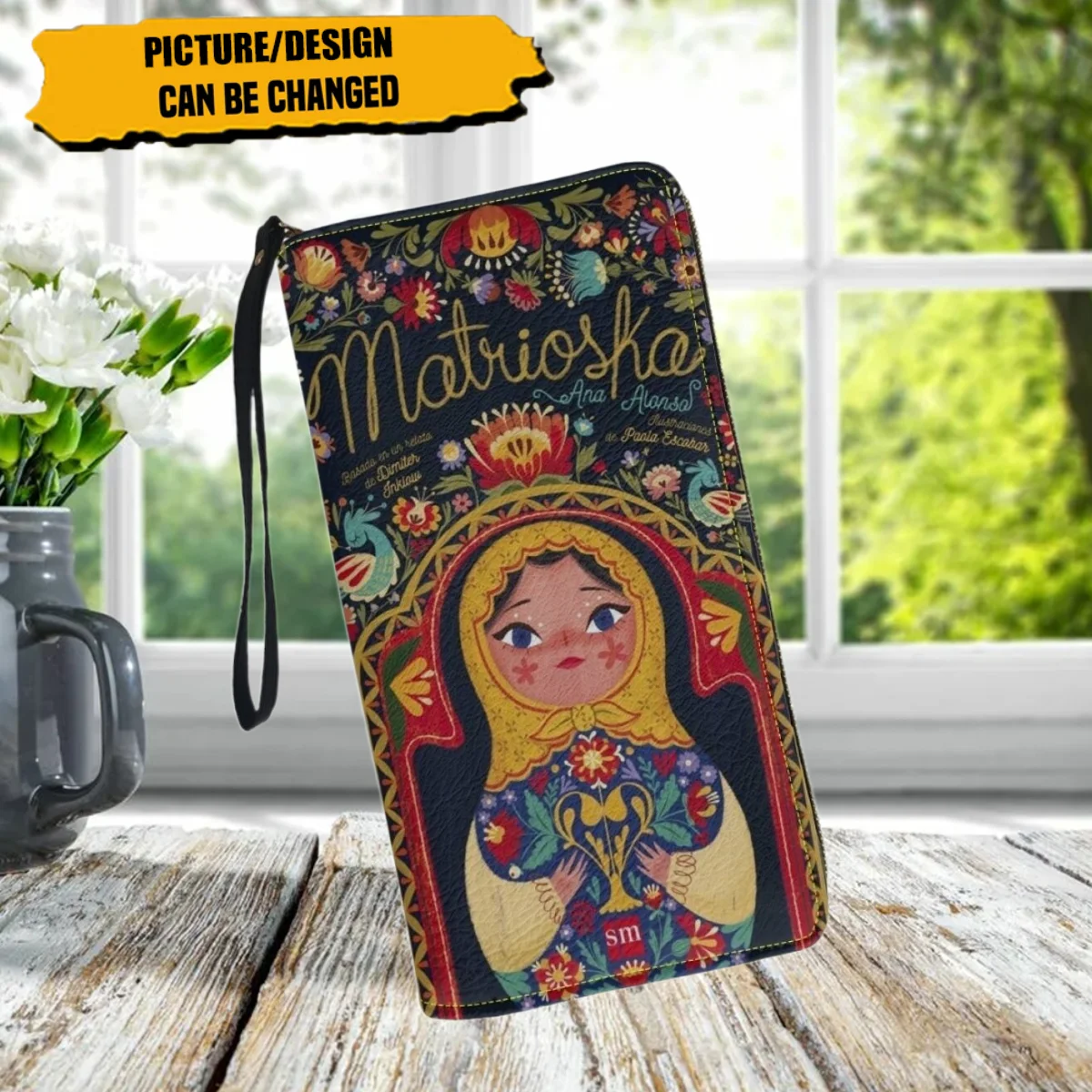 

Coin Purse Classic Matryoshka Doll Print Lady Cute Wallet for Women Kawaii Pattern Designer Luxury Card Holder Para Mujeres 2023