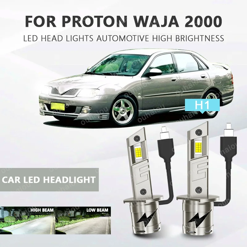 

FOR proton waja 2000 LED bulb car headlight with heat sink LED headlight headlight H1