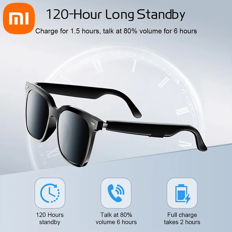 Xiaomi Yj-01 Smart Wireless Bluetooth Glasses Are Multifunctional Music Listening Sunglasses And Anti Blue Light Sports Glasses