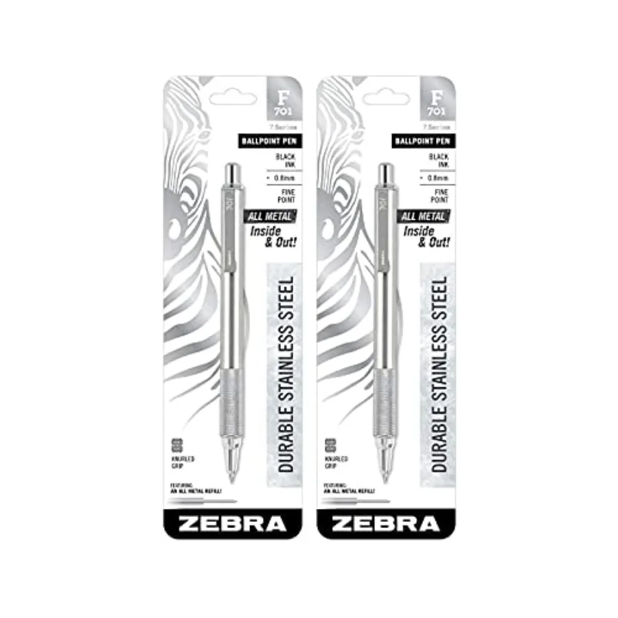 

F-701 Fine Point Ballpoint Retractable Pen, Black Pack of 2