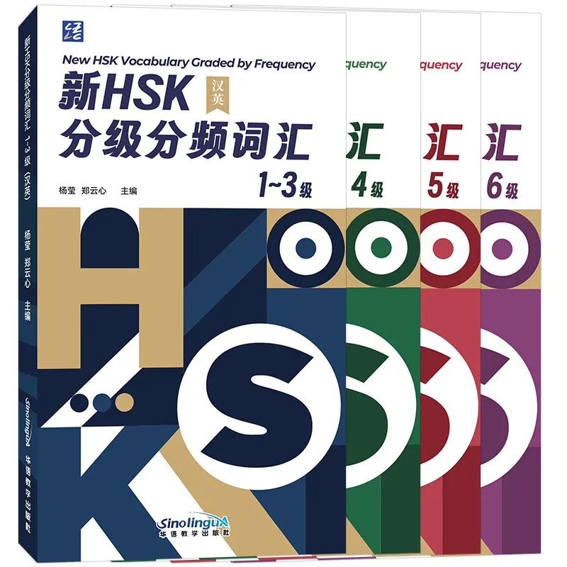Latest Version New HSK Graded Vocabulary Levels 1-6 (English Definitions+Pinyin Annotations+Example Sentences)