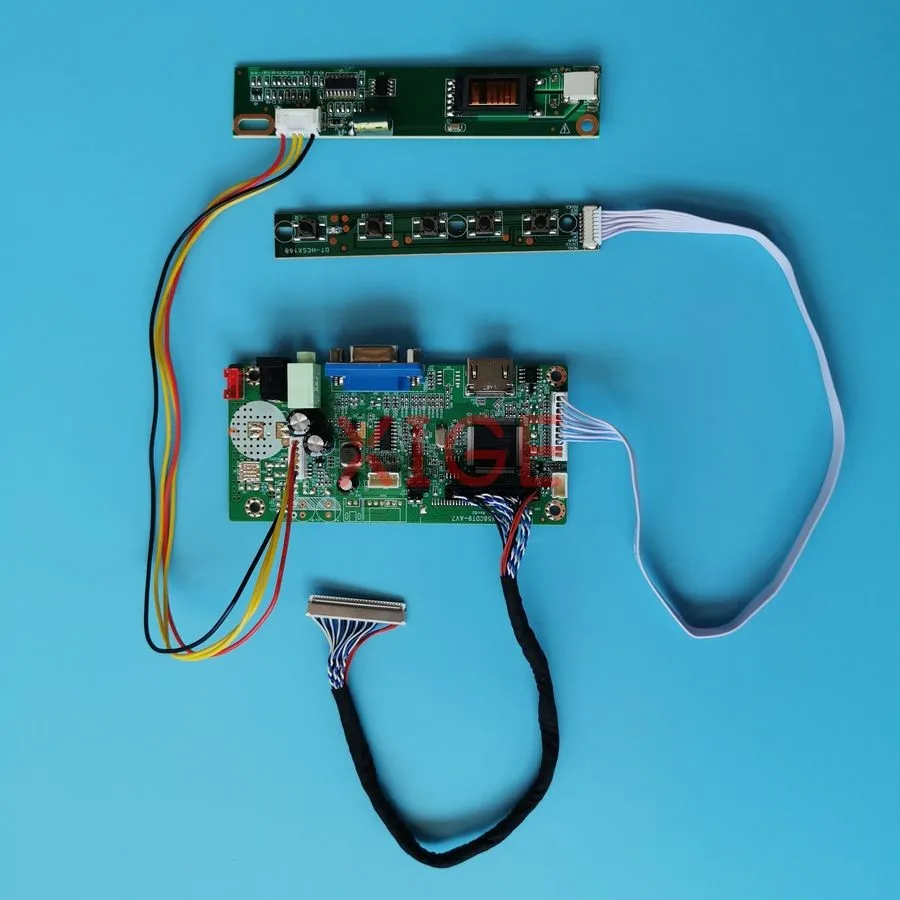 

Display Drive Controller Board Fit LTN170U1 LTN170WU B170UW01 LTN154U1 1920*1200 1-CCFL 1920x1200 30 Pins LVDS VGA+HDMI Kit DIY
