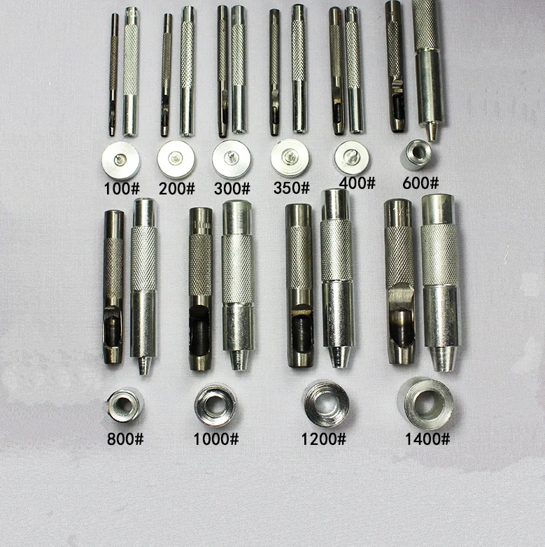 3Pcs/set Handmade Metal Eyelets Press Tool, Grommet Eyelet Setting, Carbon Steel Punch, 3-20mm, High Quality,