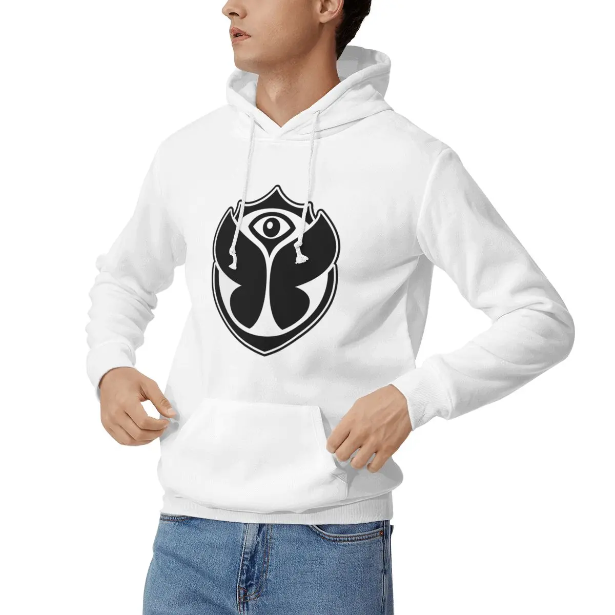 تومورولاند الكبار كاوبوي هوديس الرجال النساء بلوزة كاجوال البلوز الهيب هوب طويلة الأكمام الشارع الشهير الخريف الشتاء #2